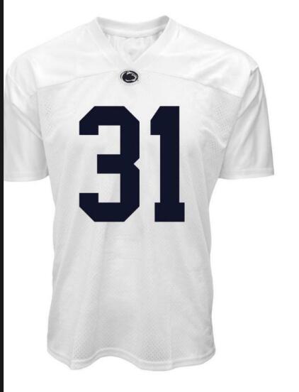 NCAA Men Penn State Nittany Lions #31 white Football Jersey->women ncaa jersey->Women Jersey